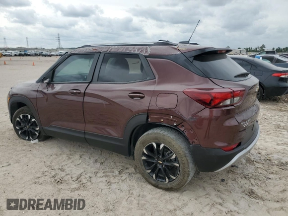2023 Chevrolet TrailBlazer LT with VIN KL79MPS23PB078741, listed as a Copart auction lot 55104555 with 11,652 mi miles and Salvage Title. Bid and sale history available at DreamBid. Image 2.