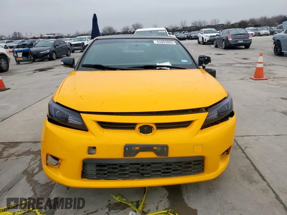 2012 Scion tC with VIN JTKJF5C77C3023084, listed as a Copart auction lot 45983065 with 0 mi miles and Salvage Title. Bid and sale history available at carsss.com. Image 5.