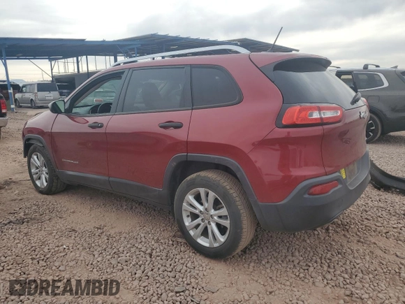 2015 Jeep Cherokee Sport z VIN 1C4PJLAB5FW677015, wystawiony jako Copart lot #58986705 z przebiegiem 112 446 mil mil oraz Szkoda całkowita • Salvage title. Historia ofert i sprzedaży dostępna na DreamBid. Obrazek 2.