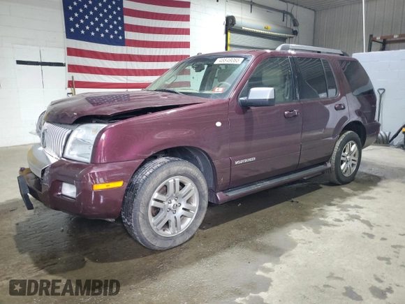 2008 Mercury Mountaineer Premier z VIN 4M2EU48838UJ18165, wystawiony jako Copart lot #48849065 z przebiegiem 135 813 mil mil oraz Szkoda całkowita • Salvage title. Historia ofert i sprzedaży dostępna na DreamBid. Obrazek 1.
