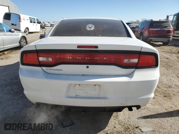 2014 Dodge Charger Police with VIN 2C3CDXAG8EH289481, listed as a Copart auction lot 86189534 with 179,755 mi miles and Salvage Title. Bid and sale history available at DreamBid. Image 6.