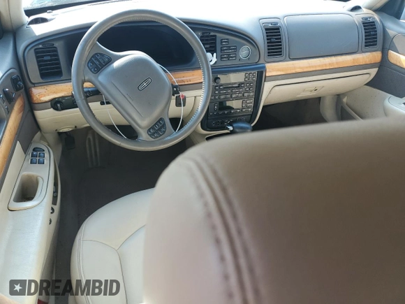 2001 Lincoln Continental with VIN 1LNHM97V91Y659769, listed as a Copart auction lot 71220804 with 0 mi miles and Salvage Title. Bid and sale history available at carsss.com. Image 8.