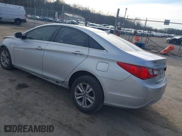 2013 Hyundai Sonata GLS with VIN 5NPEB4AC7DH629621, listed as a IAAI auction lot 41754217 with 87,862 mi miles and . Bid and sale history available at DreamBid. Image 3.
