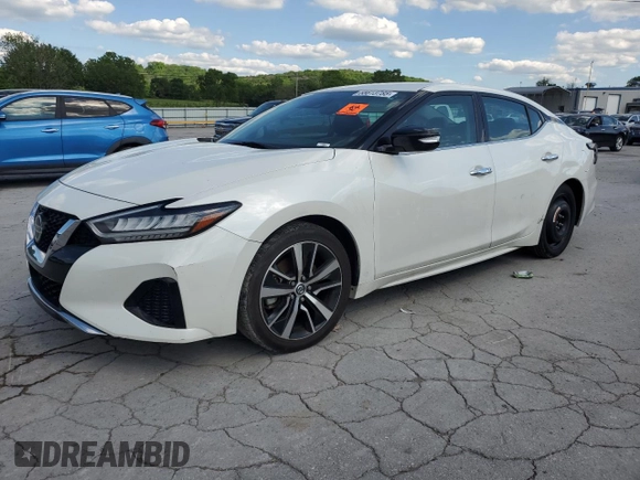 2022 Nissan Maxima SV z VIN 1N4AA6CV8NC503394, wystawiony jako Copart lot #55613785 z przebiegiem 68 473 mil mil oraz Szkoda całkowita • Salvage title. Historia ofert i sprzedaży dostępna na DreamBid. Obrazek 1.
