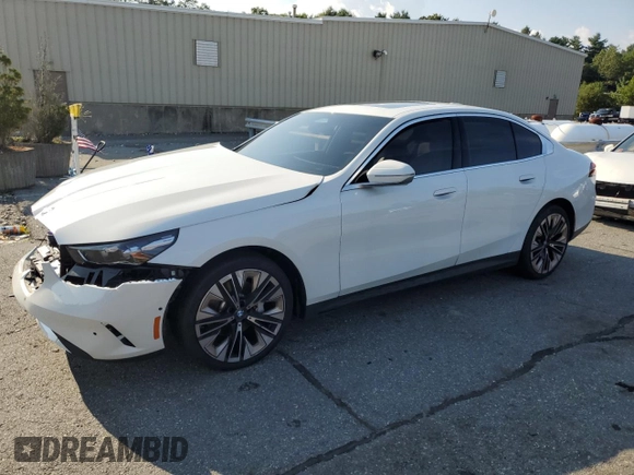 2024 BMW 5 Series 530i xDrive with VIN WBA53FJ07RCR27651, listed as a Copart auction lot 67997984 with 3,694 mi miles and Salvage Title. Bid and sale history available at carsss.com. Image 1.