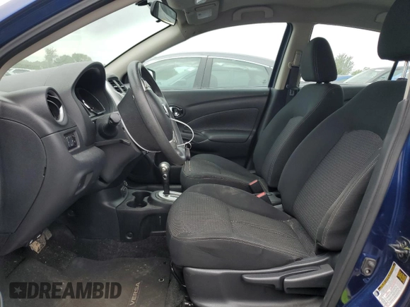 2019 Nissan Versa SV with VIN 3N1CN7AP4KL840200, listed as a Copart auction lot 57966435 with 89,211 mi miles and Salvage title. Bid and sale history available at DreamBid. Image 7.