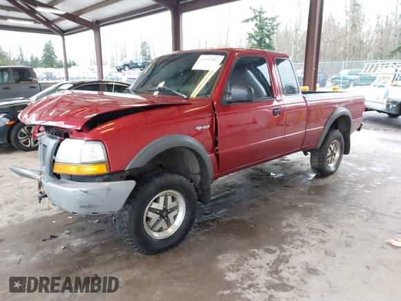 1999 Ford Ranger XL with VIN 1FTZR15VXXPB34362, listed as a IAAI auction lot 41592852 with 247,015 mi miles. Bid and sale history available at carsss.com. Image 17.