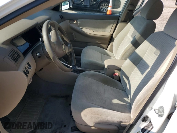 2005 Toyota Corolla CE with VIN 2T1BR32E45C446500, listed as a Copart auction lot 62859465 with 141,854 mi miles and Salvage title. Bid and sale history available at DreamBid. Image 7.