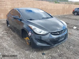 2016 Hyundai Elantra Value Edition with VIN KMHDH4AE9GU583775, listed as a IAAI auction lot 41577851 with 130,586 mi miles. Bid and sale history available at carsss.com. Image 1.