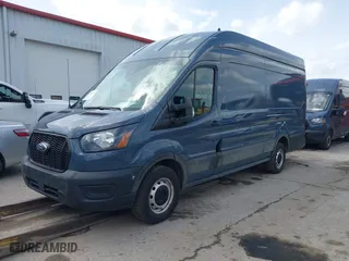 2021 Ford Transit Cargo Van with VIN 1FTBR3X80MKA97772, listed as a IAAI auction lot 41913032 with 56,898 mi miles. Bid and sale history available at carsss.com. Image 17.