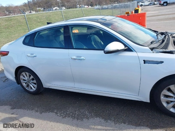 2018 Kia Optima LX with VIN 5XXGT4L30JG198968, listed as a IAAI auction lot 41806847 with 97,081 mi miles. Bid and sale history available at carsss.com. Image 13.