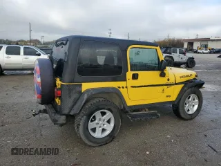 2002 Jeep Wrangler Sport with VIN 1J4FA49S12P708751, listed as a Copart auction lot 79415644 with 219,771 mi miles and Non Repairable. Bid and sale history available at carsss.com. Image 3.