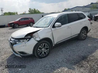 2017 Mitsubishi Outlander SE with VIN JA4AZ3A34HZ057386, listed as a Copart auction lot 59517375 with 61,325 mi miles and Salvage title. Bid and sale history available at DreamBid. Image 1.