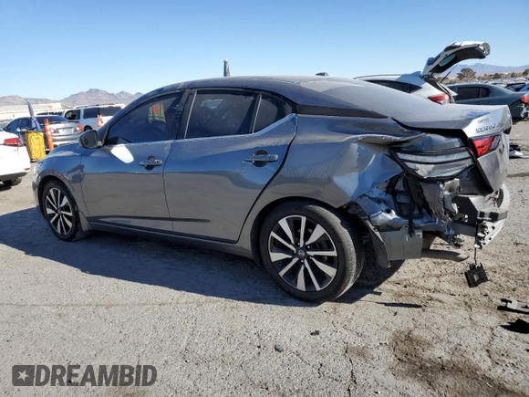 2023 Nissan Sentra SV with VIN 3N1AB8CV2PY224796, listed as a Copart auction lot 87129604 with 53,502 mi miles and Salvage Title. Bid and sale history available at carsss.com. Image 2.