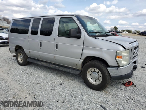 2013 Ford Econoline Passenger XL with VIN 1FBNE3BLXDDA27872, listed as a Copart auction lot 49171495 with Not provided miles and Salvage title. Bid and sale history available at DreamBid. Image 4.