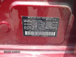 2017 Subaru Crosstrek Premium with VIN JF2GPABC6H8227201, listed as a IAAI auction lot 42279504 with 121,078 mi miles and . Bid and sale history available at DreamBid. Image 9.