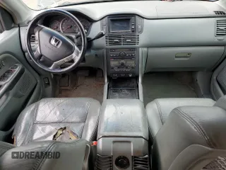 2005 Honda Pilot EX-L z VIN 2HKYF18735H551087, wystawiony jako Copart lot #53953665 z przebiegiem Nie podano mil oraz Szkoda całkowita • Salvage title. Historia ofert i sprzedaży dostępna na DreamBid. Obrazek 8.