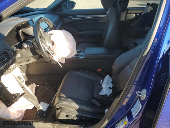 2020 Honda Accord Sedan Sport with VIN 1HGCV1F32LA127113, listed as a Copart auction lot 45515805 with 0 mi miles and Salvage Title. Bid and sale history available at carsss.com. Image 7.
