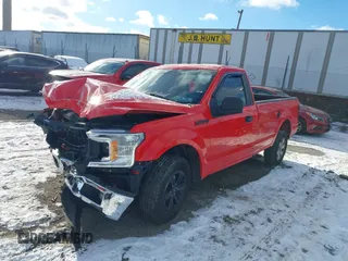 2018 Ford F-150 XL with VIN 1FTMF1CB2JKC47707, listed as a IAAI auction lot 41231081 with 120,804 mi miles. Bid and sale history available at carsss.com. Image 18.