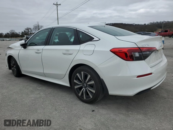 2023 Honda Civic Sedan EX with VIN 2HGFE1F7XPH321900, listed as a Copart auction lot 47931335 with 19,996 mi miles and Salvage Title. Bid and sale history available at carsss.com. Image 2.