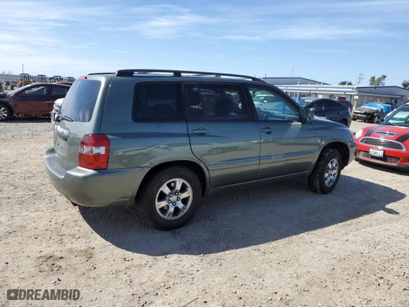 2004 Toyota Highlander with VIN JTEDP21A540013800, listed as a Copart auction lot 47485505 with 128,236 mi miles and Salvage Title. Bid and sale history available at carsss.com. Image 3.