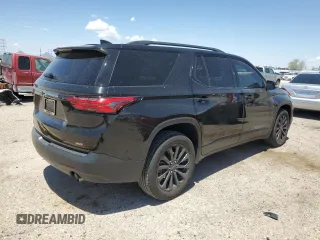 2022 Chevrolet Traverse RS with VIN 1GNERJKW2NJ154401, listed as a Copart auction lot 56026325 with 91,264 mi miles and Salvage title. Bid and sale history available at DreamBid. Image 3.