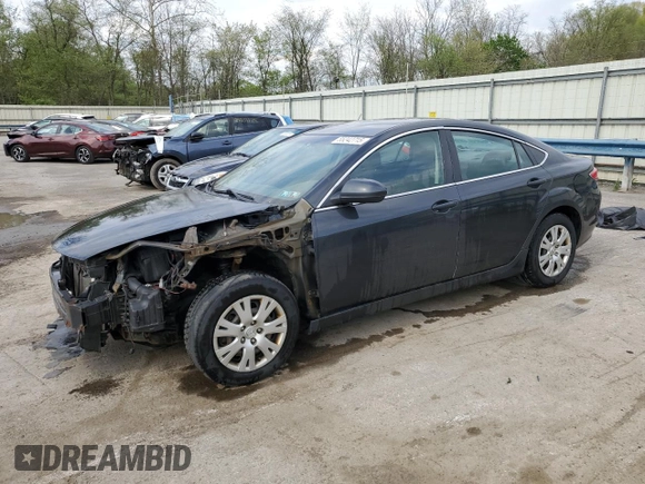 2012 Mazda 6 i Sport with VIN 1YVHZ8BH3C5M29676, listed as a Copart auction lot 55242715 with 199,240 mi miles and Salvage Title. Bid and sale history available at DreamBid. Image 1.