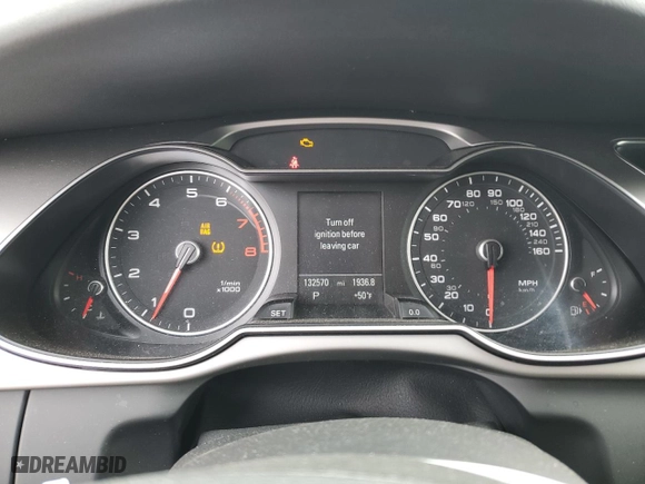 2014 Audi A4 Premium Plus with VIN WAUFFAFL8EN002182, listed as a Copart auction lot 47986115 with 132,570 mi miles and Salvage Title. Bid and sale history available at carsss.com. Image 9.