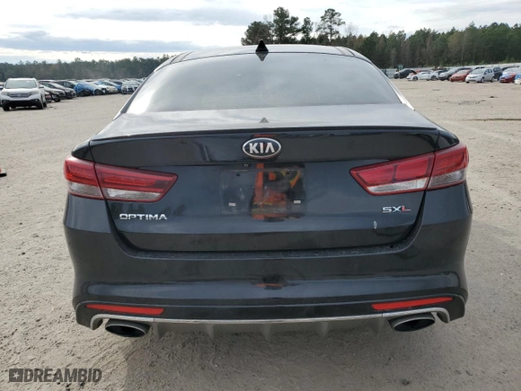 2017 Kia Optima SX Limited with VIN 5XXGV4L29HG151613, listed as a Copart auction lot 83030574 with 104,439 mi miles and Salvage Title. Bid and sale history available at carsss.com. Image 6.