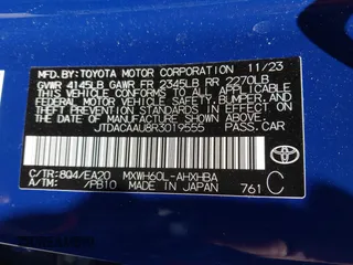2024 Toyota Prius LE z VIN JTDACAAU8R3019555, wystawiony jako IAAI lot #42160410 z przebiegiem 15 529 mil mil oraz . Historia ofert i sprzedaży dostępna na DreamBid. Obrazek 9.
