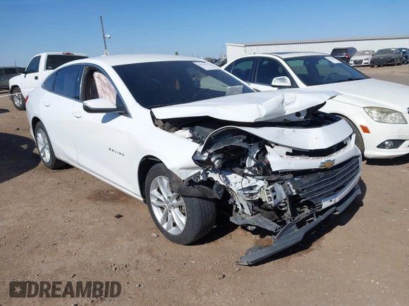 2018 Chevrolet Malibu LT with VIN 1G1ZD5ST7JF139548, listed as a IAAI auction lot 41721277 with 167,552 mi miles. Bid and sale history available at carsss.com. Image 1.