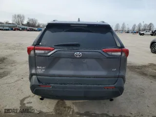 2021 Toyota RAV4 LE with VIN 2T3H1RFV5MW180603, listed as a Copart auction lot 44536625 with 37,801 mi miles and Salvage Title. Bid and sale history available at carsss.com. Image 6.