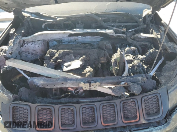 2019 Jeep Compass Sport with VIN 3C4NJCAB5KT731193, listed as a Copart auction lot 57356565 with Not provided miles and Salvage title. Bid and sale history available at DreamBid. Image 11.