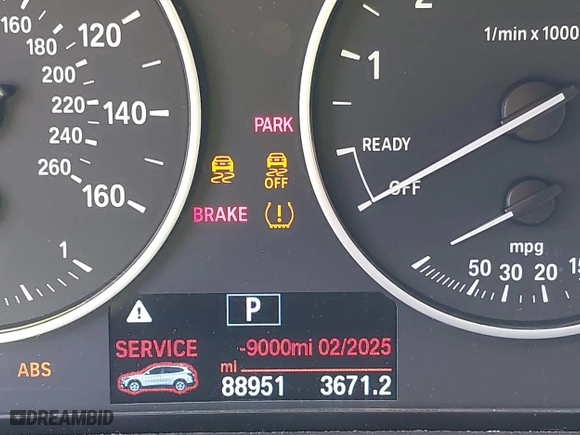 2017 BMW X1 xDrive28i with VIN WBXHT3Z33H4A65198, listed as a IAAI auction lot 41798503 with 88,951 mi miles. Bid and sale history available at carsss.com. Image 15.