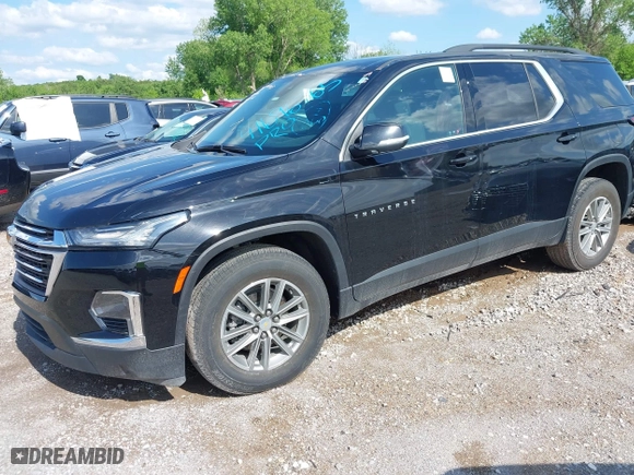 2023 Chevrolet Traverse LT Cloth with VIN 1GNERGKW0PJ284280, listed as a IAAI auction lot 41696765 with 29,970 mi miles. Bid and sale history available at carsss.com. Image 2.