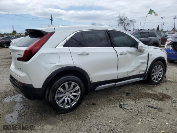 2023 Cadillac XT4 FWD Premium Luxury with VIN 1GYFZCR41PF111214, listed as a Copart auction lot 53532575 with 13,340 mi miles and Salvage Title. Bid and sale history available at carsss.com. Image 3.