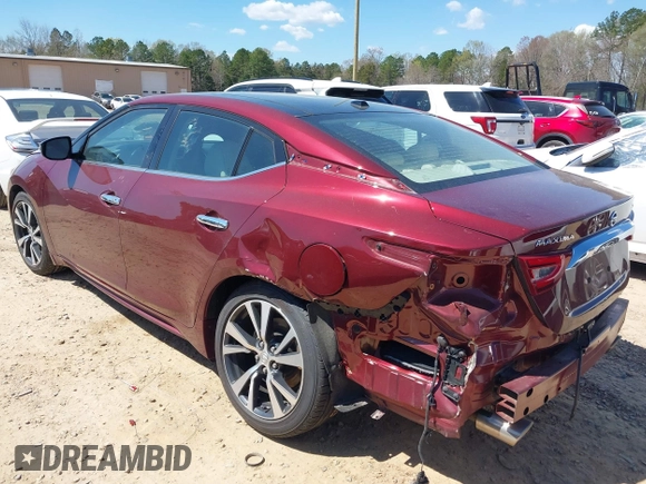 2017 Nissan Maxima SV with VIN 1N4AA6AP5HC404699, listed as a IAAI auction lot 41882446 with 60,211 mi miles and . Bid and sale history available at DreamBid. Image 3.