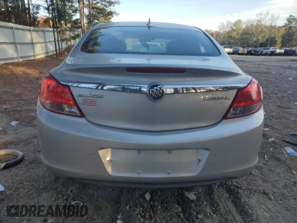 2012 Buick Regal with VIN 2G4GT5GK7C9179878, listed as a Copart auction lot 75122973 with 121,773 mi miles and Salvage Title. Bid and sale history available at DreamBid. Image 6.