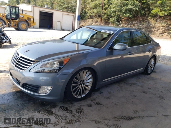 2014 Hyundai Equus Ultimate z VIN KMHGH4JH8EU089508, wystawiony jako Copart lot #72445734 z przebiegiem 84 821 mil mil oraz Szkoda całkowita • Salvage title. Historia ofert i sprzedaży dostępna na DreamBid. Obrazek 1.
