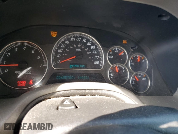 2003 GMC Envoy SLT z VIN 1GKET16PX36243554, wystawiony jako Copart lot #49083975 z przebiegiem 148 596 mil mil oraz Szkoda całkowita • Salvage title. Historia ofert i sprzedaży dostępna na DreamBid. Obrazek 9.