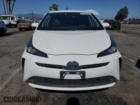 2021 Toyota Prius L Eco z VIN JTDKAMFU4M3145800, wystawiony jako Copart lot #59180285 z przebiegiem 33 991 mil mil oraz Czysty tytuł • Clean title. Historia ofert i sprzedaży dostępna na DreamBid. Obrazek 5.