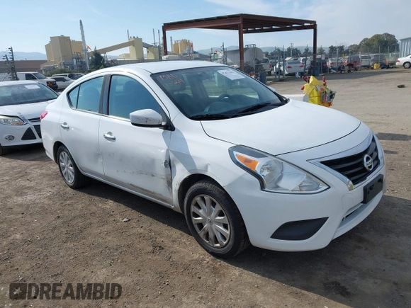 2016 Nissan Versa S Plus with VIN 3N1CN7AP6GL886585, listed as a IAAI auction lot 41411441 with 128,283 mi miles. Bid and sale history available at carsss.com. Image 1.