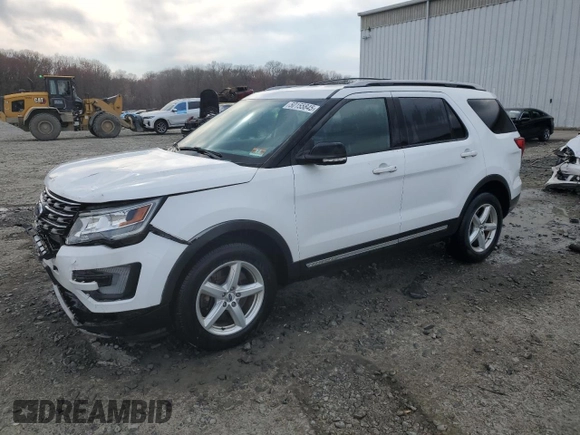 2017 Ford Explorer XLT with VIN 1FM5K8D8XHGD47476, listed as a Copart auction lot 50155845 with 80,763 mi miles and Salvage Title. Bid and sale history available at DreamBid. Image 1.