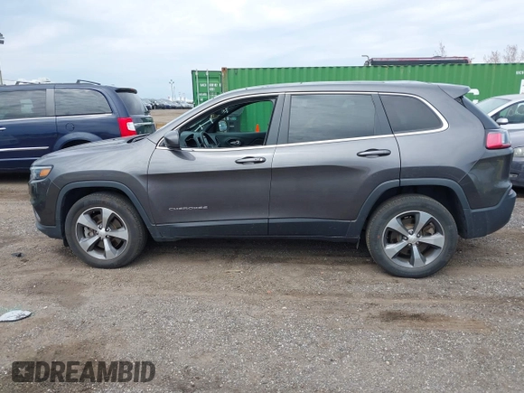 2019 Jeep Cherokee Limited with VIN 1C4PJMDX6KD156310, listed as a IAAI auction lot 41982999 with 52,000 mi miles. Bid and sale history available at carsss.com. Image 14.