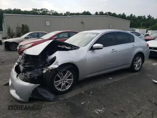 2012 Infiniti G25 x with VIN JN1DV6AR6CM860407, listed as a Copart auction lot 64568594 with 145,298 mi miles and Salvage Title. Bid and sale history available at carsss.com. Image 1.