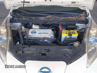 2012 Nissan LEAF SL with VIN JN1AZ0CP6CT018088, listed as a IAAI auction lot 42176194 with 53,037 mi miles. Bid and sale history available at carsss.com. Image 10.