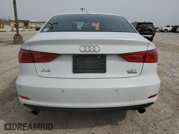 2016 Audi A3 Premium with VIN WAUB8GFF3G1050351, listed as a Copart auction lot 52283705 with Not Provided miles and Salvage Title. Bid and sale history available at DreamBid. Image 6.
