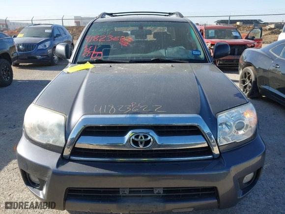 2007 Toyota 4Runner SR5 with VIN JTEZU14R078084077, listed as a IAAI auction lot 41823622 with 227,087 mi miles. Bid and sale history available at carsss.com. Image 12.