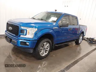 2018 Ford F-150 XL with VIN 1FTEW1EP0JKC63398, listed as a IAAI auction lot 41758777 with 74,961 mi miles. Bid and sale history available at carsss.com. Image 23.