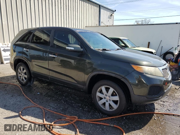 2011 Kia Sorento LX with VIN 5XYKT3A10BG106020, listed as a Copart auction lot 46151355 with 244,140 mi miles and Salvage Title. Bid and sale history available at DreamBid. Image 4.